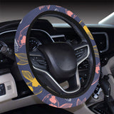 Koi Fish Carp Fish pattern Car Steering Wheel Cover