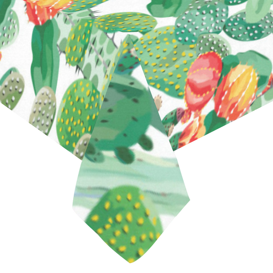 Cactus design pattern copy Tablecloth