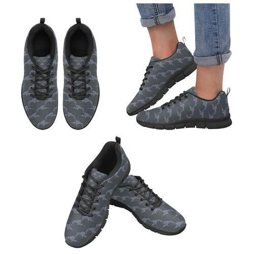 Swordfish Pattern Print Design 03 Women's Sneaker Shoes