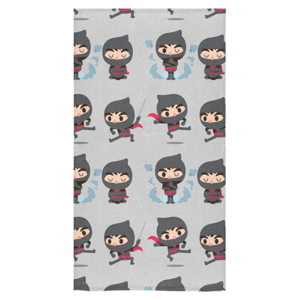 Cute ninja pattern Bath Towel