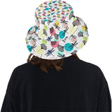 Dragonflies ginkgo leaves pattern Unisex Bucket Hat
