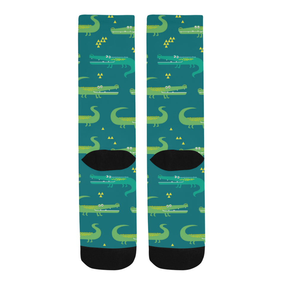 Crocodile pattern Crew Socks