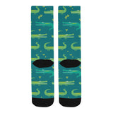 Crocodile pattern Crew Socks