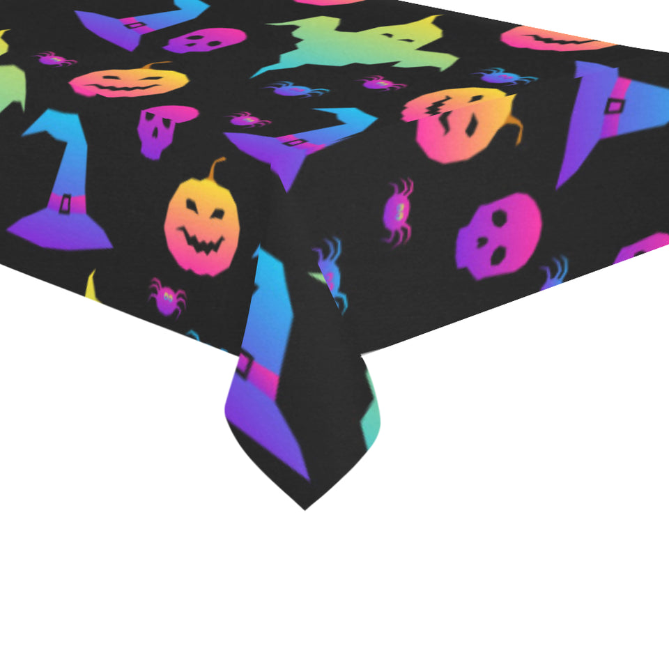 Colorful halloween background Tablecloth