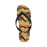 Kangaroo Australian aboriginal art pattern Unisex Flip Flops