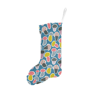 Colorful mushroom design pattern Christmas Stocking