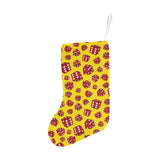 Dice Pattern Print Design 04 Christmas Stocking