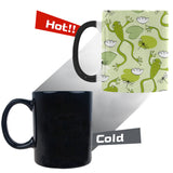 Cute frog dragonfly pattern Morphing Mug Heat Changing Mug