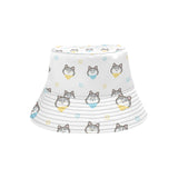 Cute Siberian Husky pattern Unisex Bucket Hat