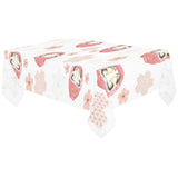 Daruma japanese wooden doll cherry blossom flower Tablecloth