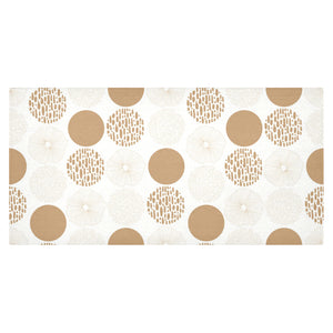 Gold Texture mushroom pattern Tablecloth