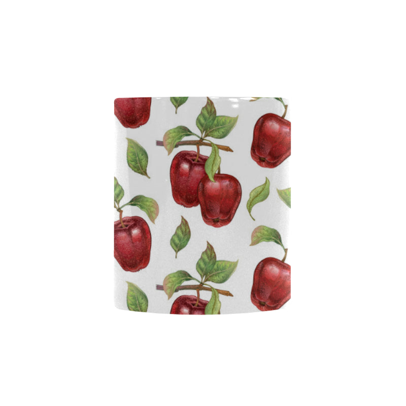 Red apples pattern Morphing Mug Heat Changing Mug