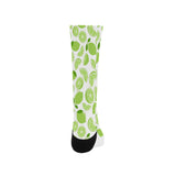 Lime design pattern Crew Socks