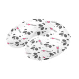 Hand Drawn faces of pandas pattern U-Shaped Travel Neck Pillow