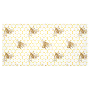 Bee honeycomb seamless design pattern Tablecloth