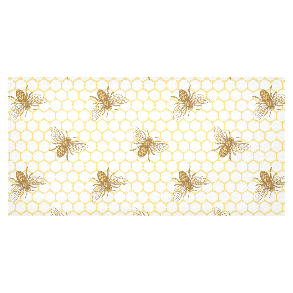 Bee honeycomb seamless design pattern Tablecloth