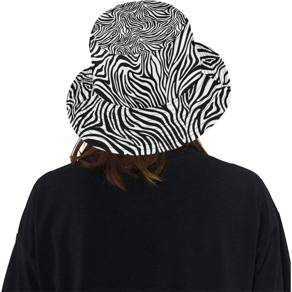 Zebra skin pattern Unisex Bucket Hat