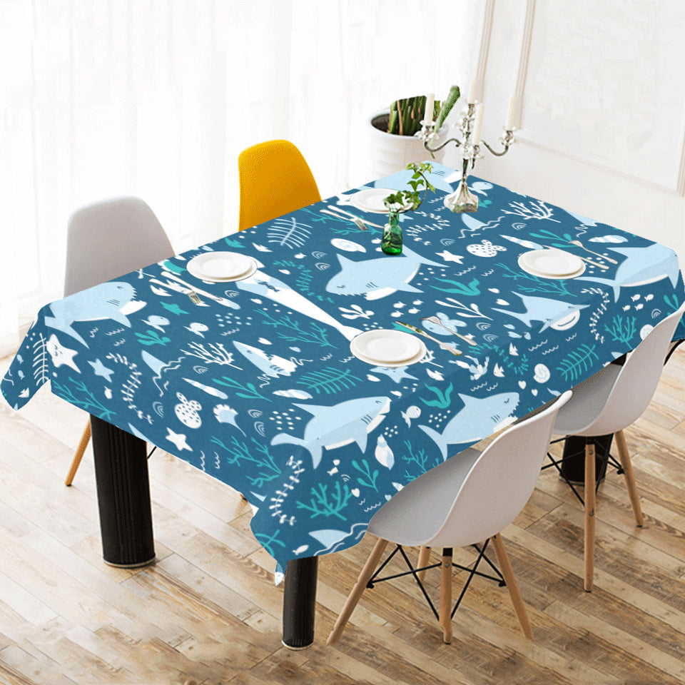Cute shark pattern Tablecloth