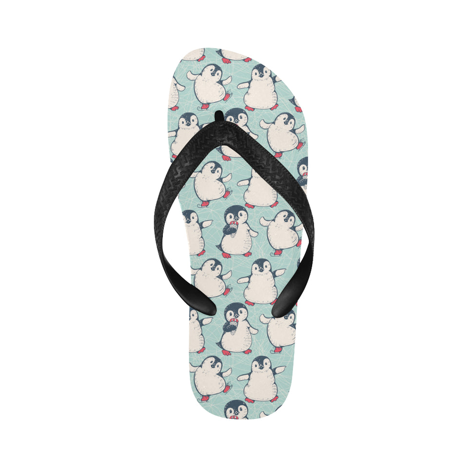 Cute Penguin pattern Unisex Flip Flops
