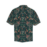 Snake forest pattern Men's All Over Print Hawaiian Shirt