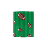 American football ball field background Classical White Mug (Fulfilled In US)