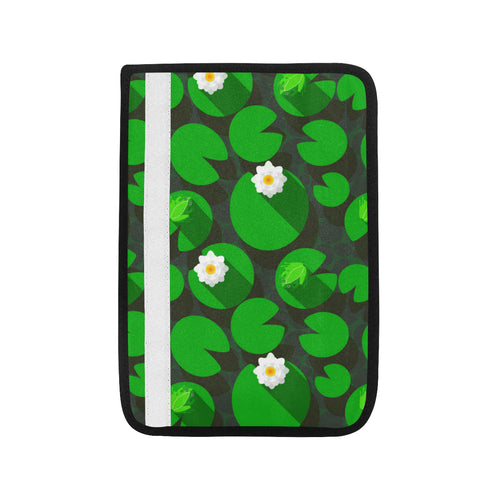 Frog waterlily pattern Car Seat Belt Cover