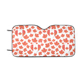 Canada Pattern Print Design 02 Car Sun Shade