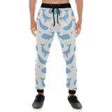 Blue whale pattern Unisex Casual Sweatpants
