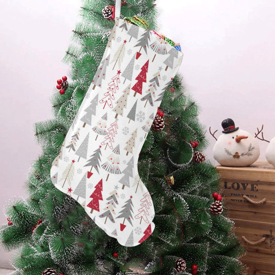 Cute Christmas tree pattern Christmas Stocking