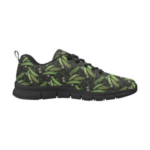 Green Peas Pattern Print Design 02 Women's Sneaker Shoes