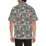 Gear Pattern Print Design 05 Men's All Over Print Hawaiian Shirt (Model T58)