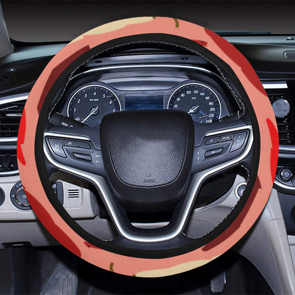 Beautiful Chili peppers pattern Car Steering Wheel Cover