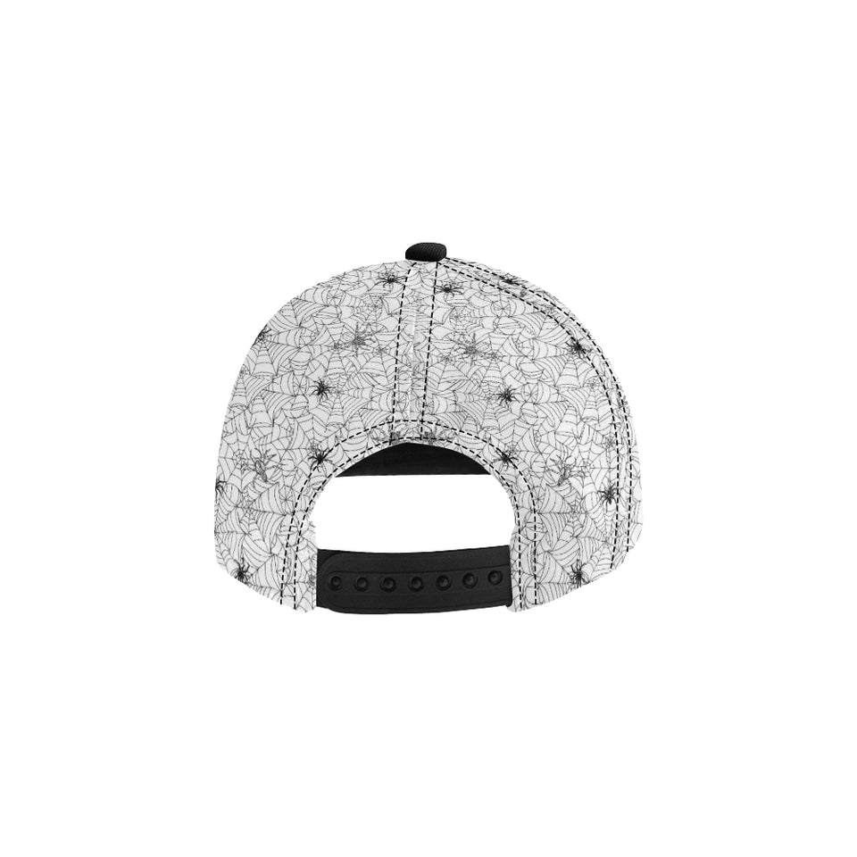 Spider web cobweb pattern All Over Print Snapback Cap