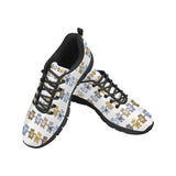 Teddy Bear Pattern Print Design 02 Women's Sneaker Shoes