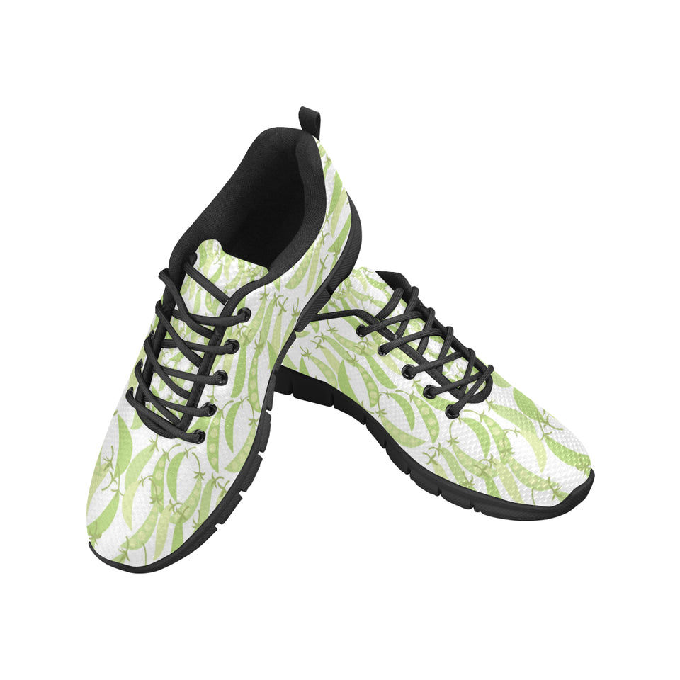Green Peas Pattern Print Design 03 Women's Sneaker Shoes