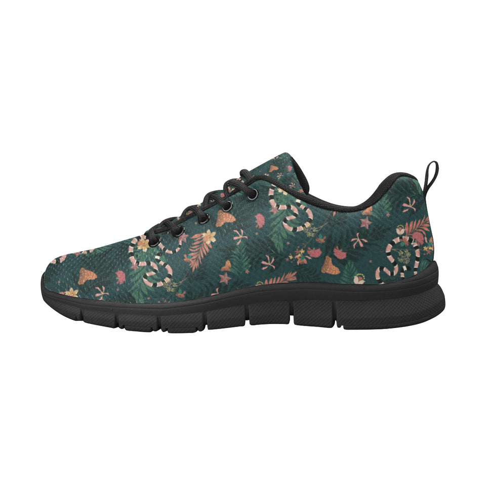 Snake forest pattern Women's Sneaker Shoes