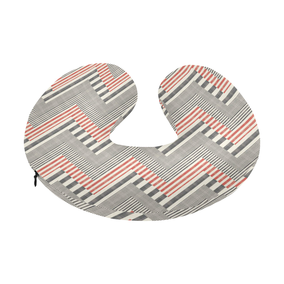 zigzag chevron striped pattern U-Shaped Travel Neck Pillow
