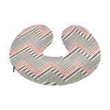 zigzag chevron striped pattern U-Shaped Travel Neck Pillow