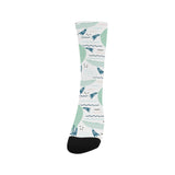 Crocodile diver pattern Crew Socks
