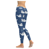 Cute white baby sea lion seal pattern Women's Legging Fulfilled In US