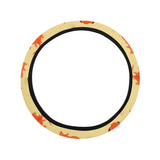 Goldfish Pattern Print Design 02 Car Steering Wheel Cover