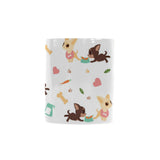 Cute Chihuahua puppie pattern Classical White Mug (Fulfilled In US)