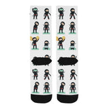Cute ninja katana sword pattern Crew Socks