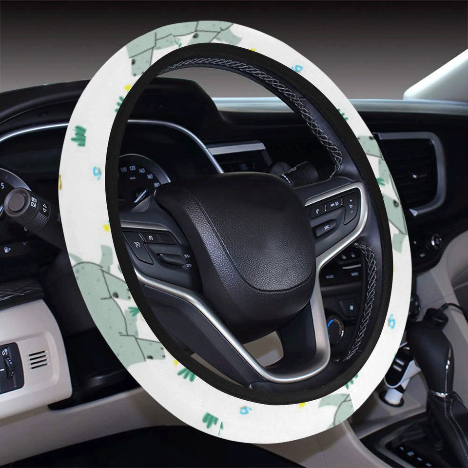 Cute Rhino pattern Car Steering Wheel Cover