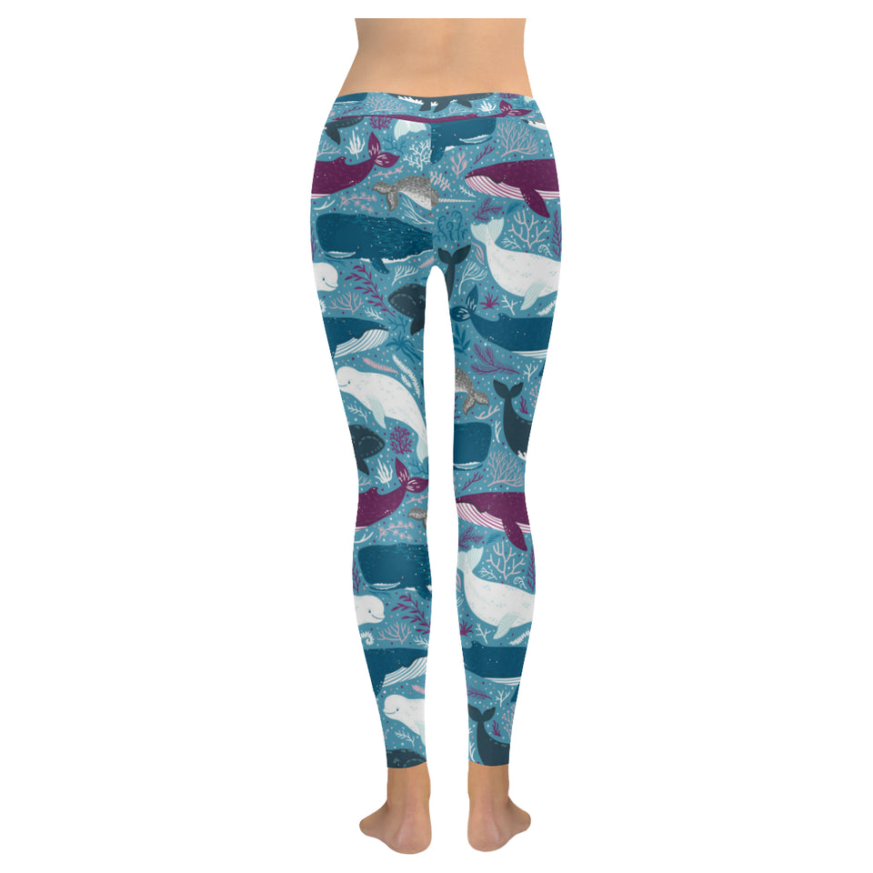 Whale design pattern Women's Legging Fulfilled In US