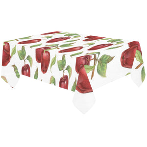 Red apples pattern Tablecloth