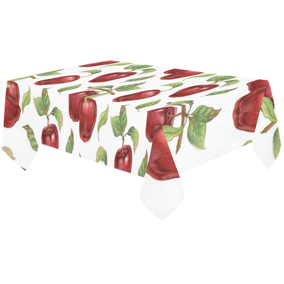Red apples pattern Tablecloth