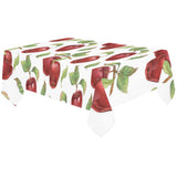Red apples pattern Tablecloth