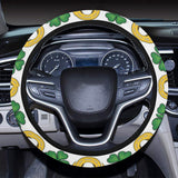 Horseshoes Pattern Print Design 04 Car Steering Wheel Cover