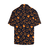 Halloween pattern Pumpkin background Men's All Over Print Hawaiian Shirt